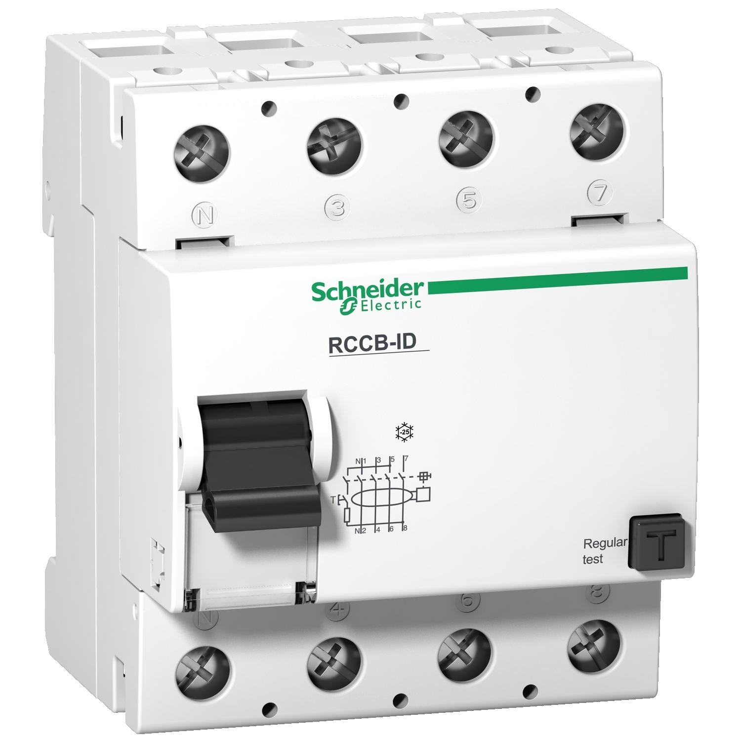 RCCB 4P 125A 100MA AC