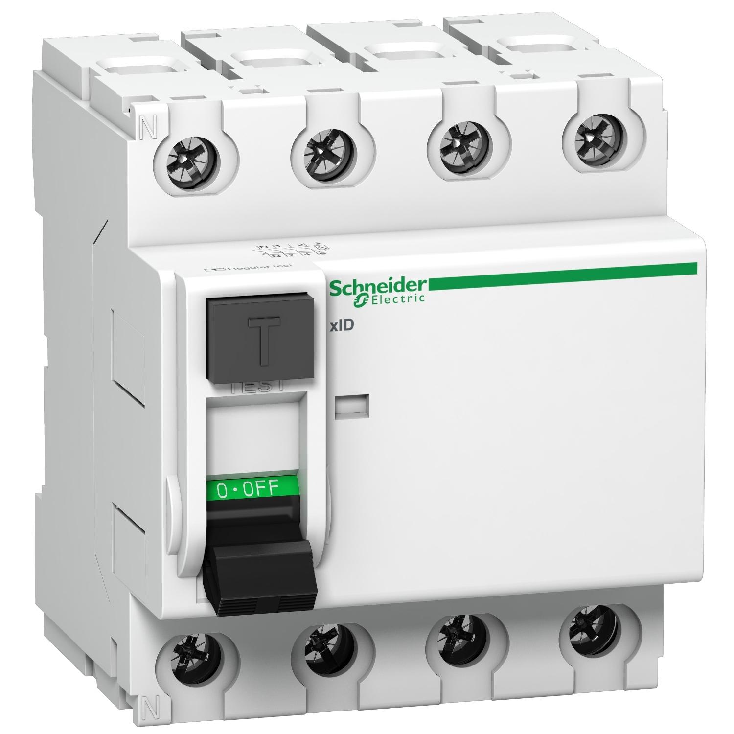 Acti9- RCCB xID 4P 63A 300mA AC-type