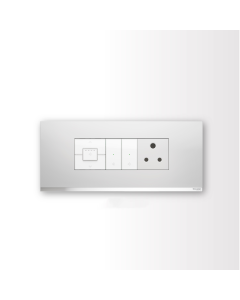 Switch With Fan Regulator - White