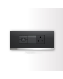 Switch With Fan Regulator - Grey