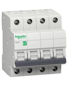Easy9 MCB 4P 25A C 6000A 415V