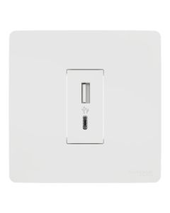 USB A+C Bundle - White