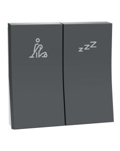 Switch, Miluz Zeta, Dnd And Mmr, 2 Module, Anthracite