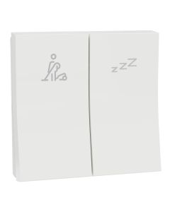 Switch, Miluz Zeta, Dnd And Mmr, 2 Module, White