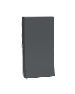 Switch, Miluz Zeta, 10A, 1 Way, 1 Module, Anthracite