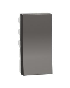 Switch, Miluz Zeta, 10A, 1 Way, 1 Module, Warm Grey