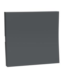 Switch, Miluz Zeta, 10A, 1 Way, 2 Module, Anthracite