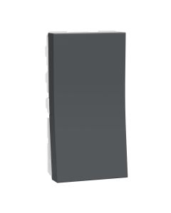 Switch, Miluz Zeta, 16A, 1 Way, 1 Module, Anthracite