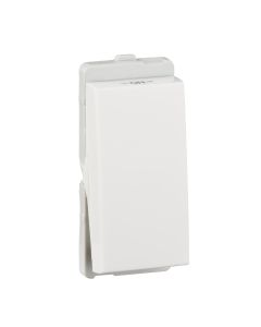 10AX 1 way 1 Module Switch - White