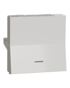 Unica Pure-20A Dp Switch With Indicator, White