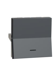 Unica Pure-32A Dp Switch With Indicator, Grey