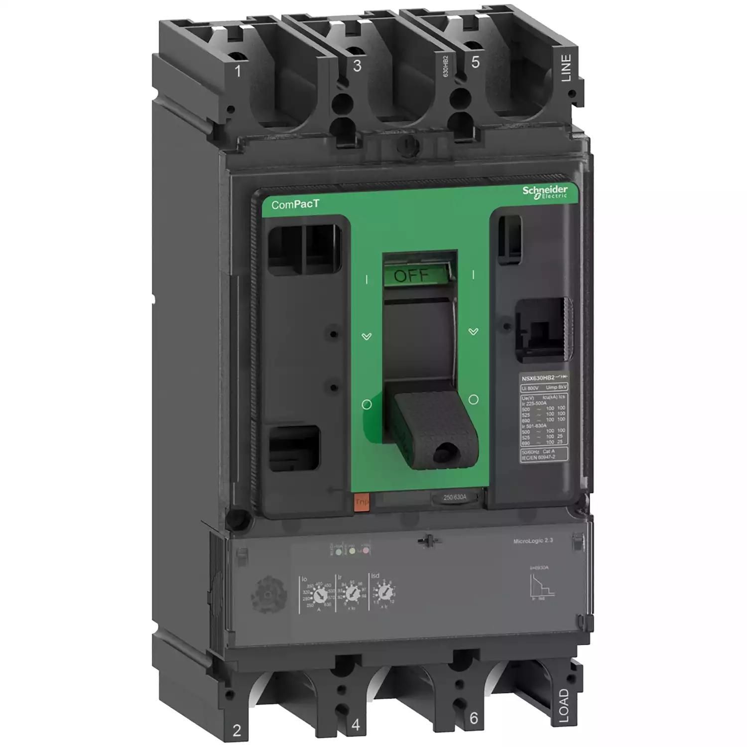Buy NSX400F 36kA AC 3P3D 400A 2.3 ComPact NSX - Schneider Electric