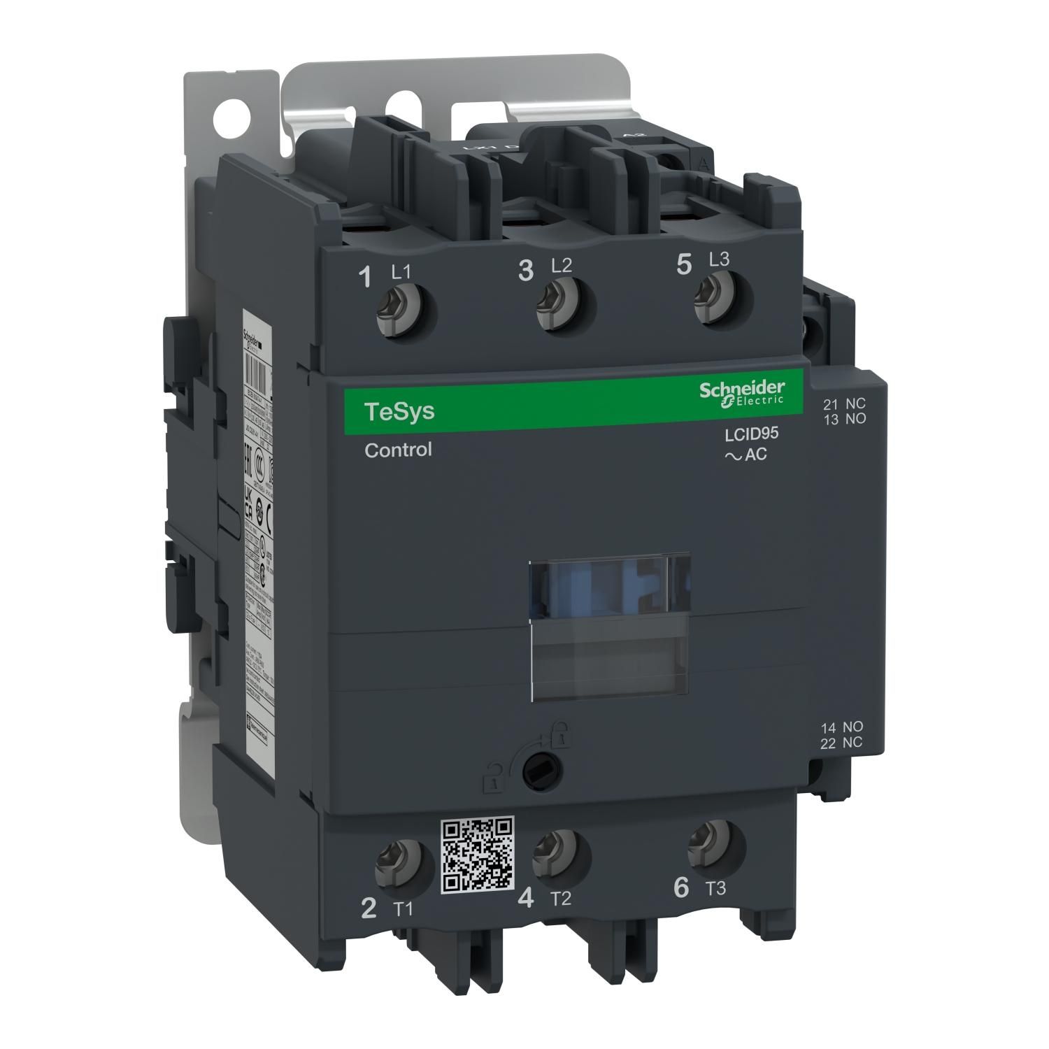 Buy POWER CONTACTOR-LC1-D95 95A 220VAC 3P TeSys - Schneider Electric