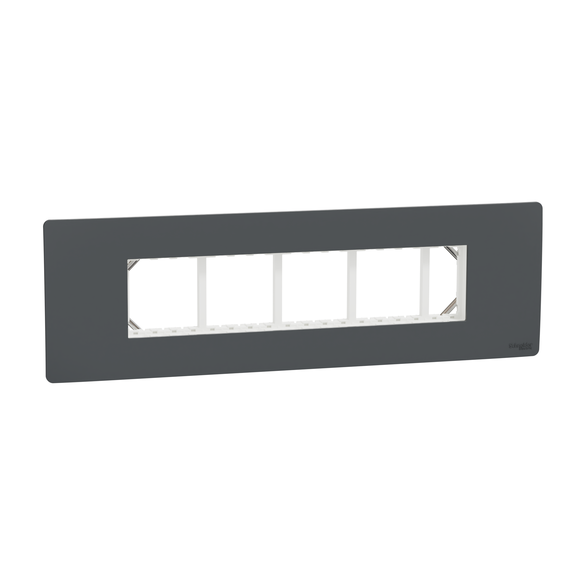 Cover Frame, Miluz Zeta, 9 Module, Anthracite