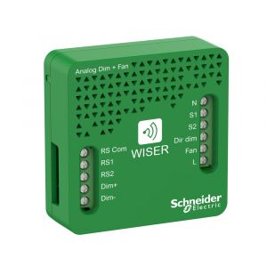 Wiser-1 Channel Analog Dimmer + 1 Channel Fan/Direct Dimmer