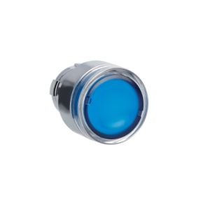 Illuminated push button head blue