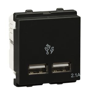 Opale - USB Charger 2 Mod 2.1A, Dark Grey