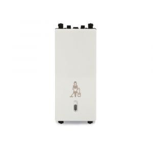 ZENcelo India - 2 Module Illuminated switch with "Make My Room" - White