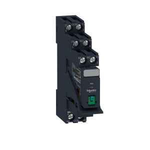 Zelio Relay,Zelio RXG Relay with LTB and Socket2C/O 5A 24VDCwith diode