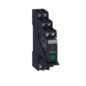 Zelio Relay,Zelio RXG Relay with LTB + LED and Socket2C/O 5A 24VDCwith diode