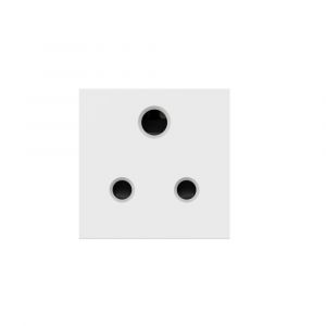 Unica-Socket outlet with Shutter 6A White