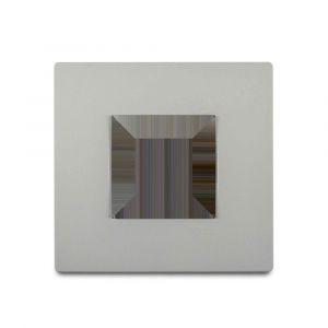 Opale - 2 Module Grid and Cover Plate, Misty Grey