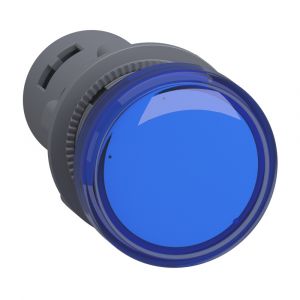 Medium XA2 Pilot Light,220v AC, Blue
