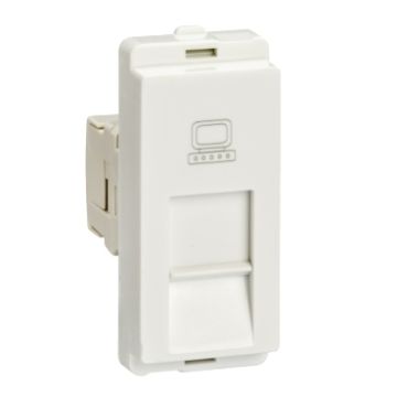 RJ 45 cat6 Data outlet with shuttered