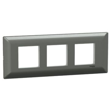 6M grid and 6 module cover frame, painted grey