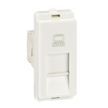 RJ 45 cat 5e Data outlet with shuttered