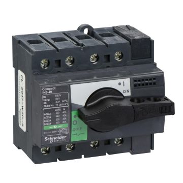 INS40 4P 40A - SWITCH DISCONNECTOR