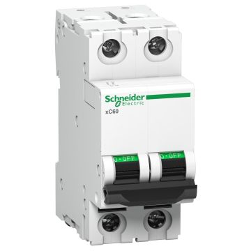 Acti9-MCB - xC60 - 2 poles - 2 A - C curve