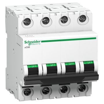 Acti9-MCB - xC60 - 4 poles - 63 A - D curve