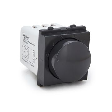 Opale-Step Type Fan Regulator, Dark Grey