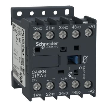 K CONTROL RELAY 3NO 1NC 24V DC LOW CONS