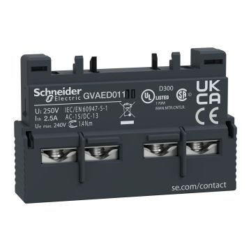 N/O FAULT CONTACT N/C INST FOR GV3P/L
