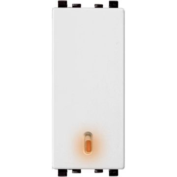 ZENcelo India - 6A 1W Full-Flat Switch with Neon-White