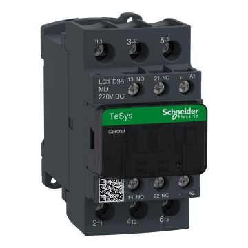 TeSys3PCTR38A AC3 18.5KW1NO1NC220VDC COI