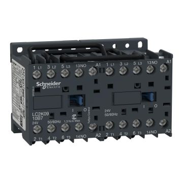 3P REVERS CONTACTOR 4KW 3P 1NO AUX 48VAC