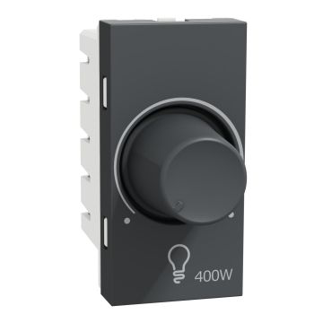 Dimmer, Miluz Lara, 400W, 1 Module, Anthracite