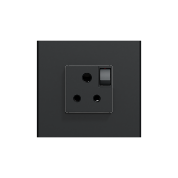 Switched Socket - Grey