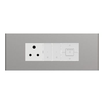 Smart Switch With Fan Regulator - Warm Grey