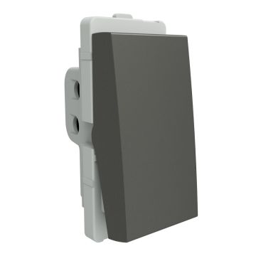 10A 1 way switch, painted grey