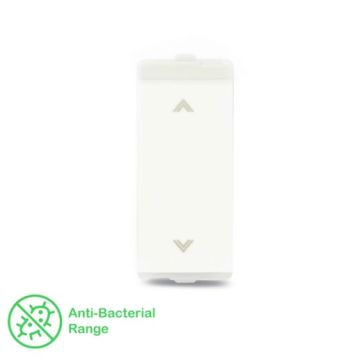 16AX 2 way switch white (1 module size)