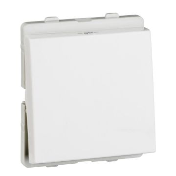 16AX 1 way 2 Module Switch - White