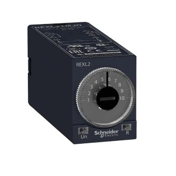 Relay 5A 2CO 0,1s 100h on delay 230V AC