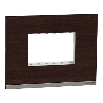 Unica Pure-3M Wood Surround & Gridplate, Wd