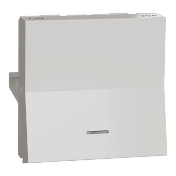 Unica Pure-20A Dp Switch With Indicator, White