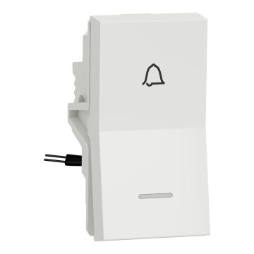Unica Pure-6A Bellpress With Indicator, 1M, White