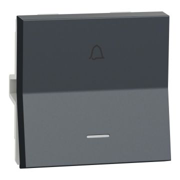 Unica Pure-6A Bellpress With Indicator, 2M, Grey
